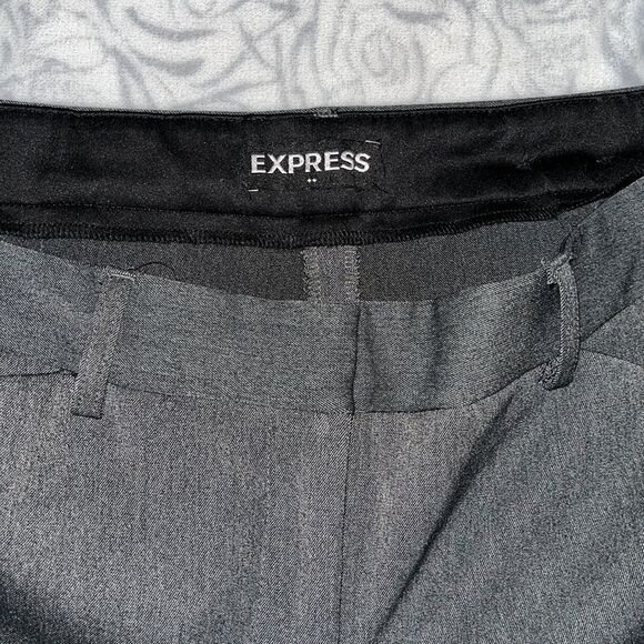 Express Publicist barely boot pant in dark grey. Size 10 L - Picture 6 of 12